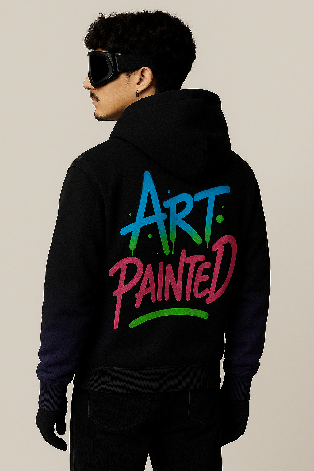 Gen V Street Pulse Hoodie – Neon Graffiti Edition